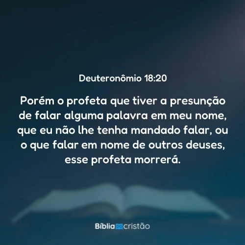 Deuteronômio 18:20