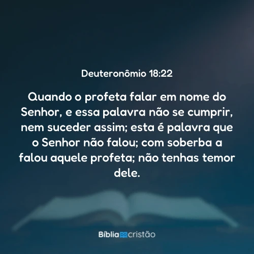 Deuteronômio 18:22