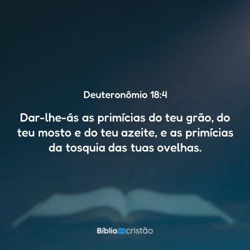 Deuteronômio 18:4