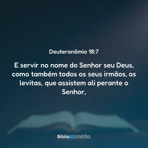 Deuteronômio 18:7
