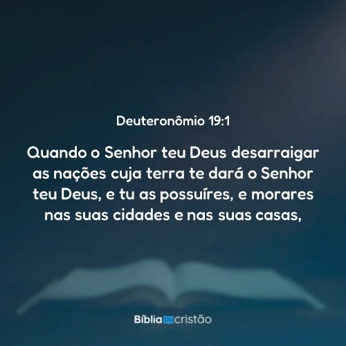 Deuteronômio 19:1