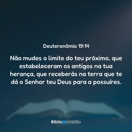 Deuteronômio 19:14