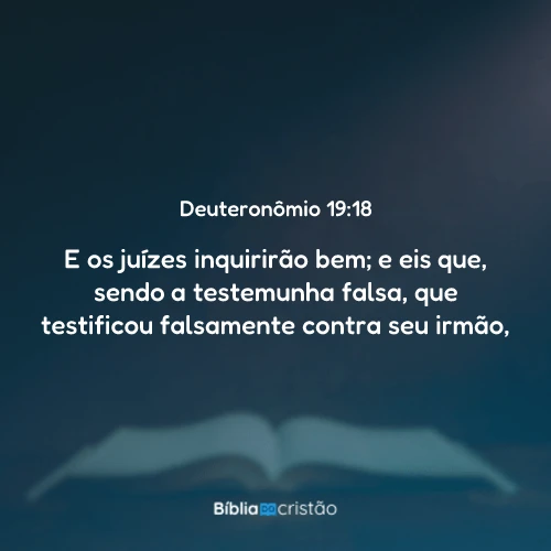 Deuteronômio 19:18