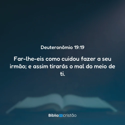 Deuteronômio 19:19