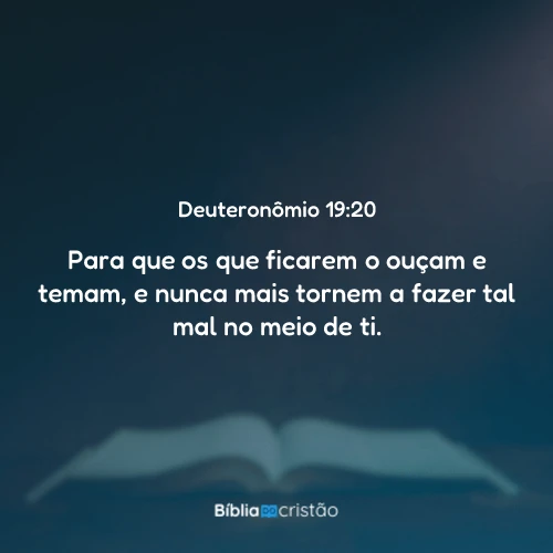 Deuteronômio 19:20