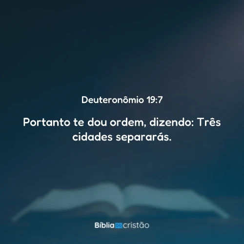 Deuteronômio 19:7