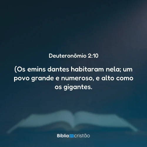 Deuteronômio 2:10
