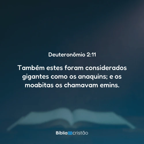 Deuteronômio 2:11