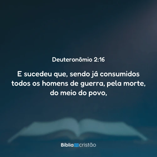 Deuteronômio 2:16
