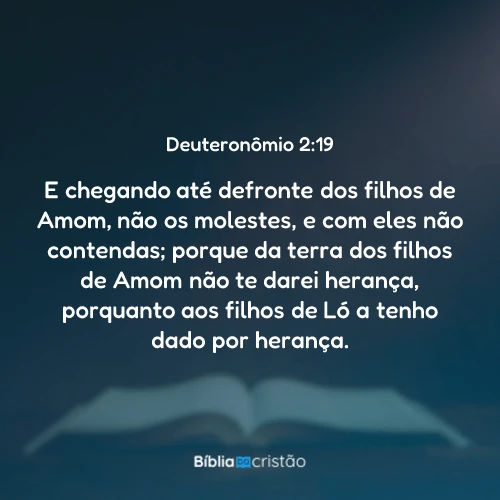 Deuteronômio 2:19
