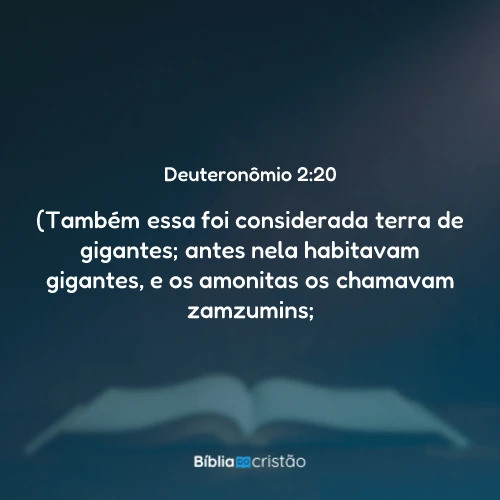 Deuteronômio 2:20