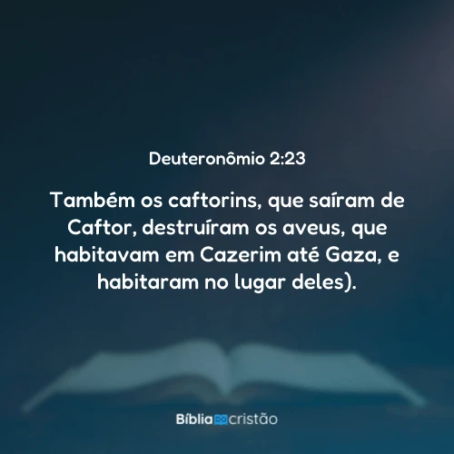 Deuteronômio 2:23