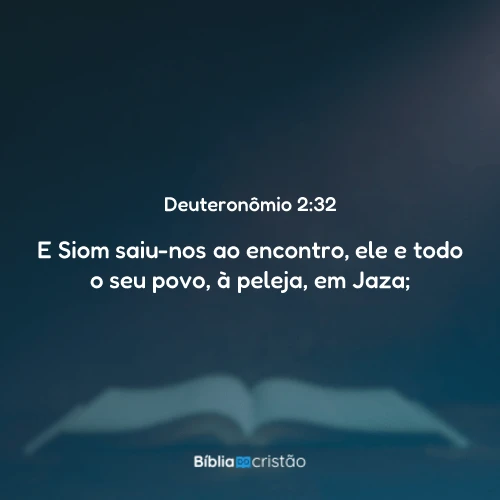 Deuteronômio 2:32