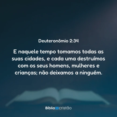 Deuteronômio 2:34