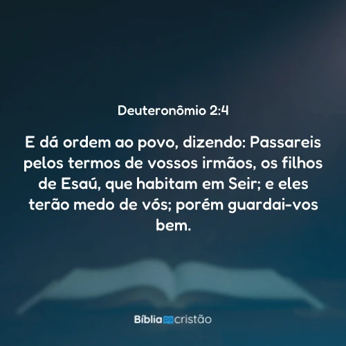 Deuteronômio 2:4