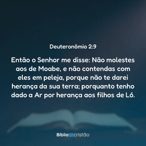 Deuteronômio 2:9