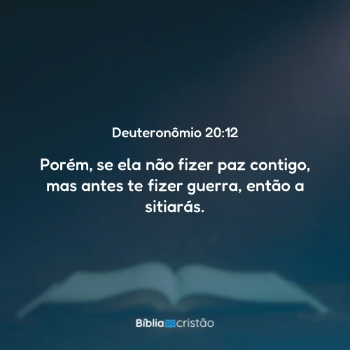 Deuteronômio 20:12
