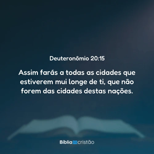 Deuteronômio 20:15