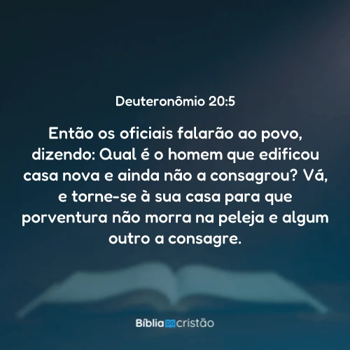 Deuteronômio 20:5