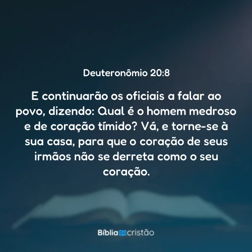 Deuteronômio 20:8