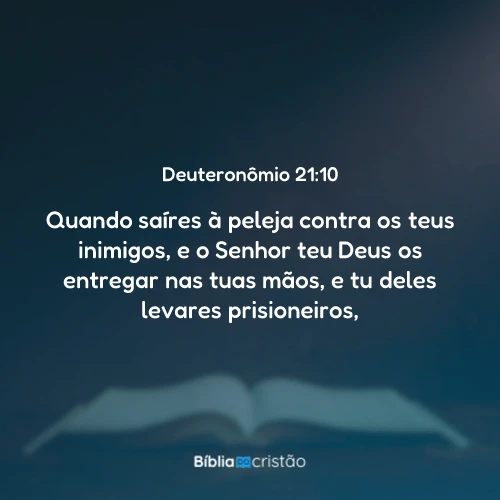 Deuteronômio 21:10