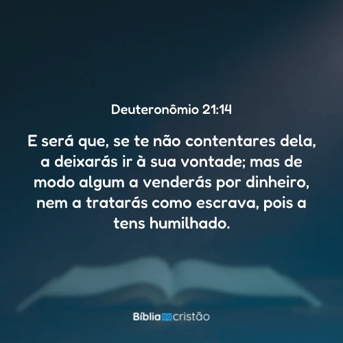 Deuteronômio 21:14