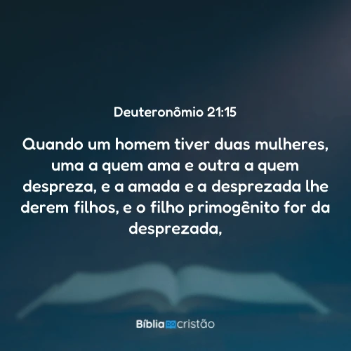 Deuteronômio 21:15