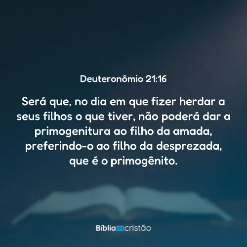 Deuteronômio 21:16