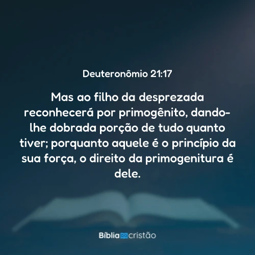 Deuteronômio 21:17