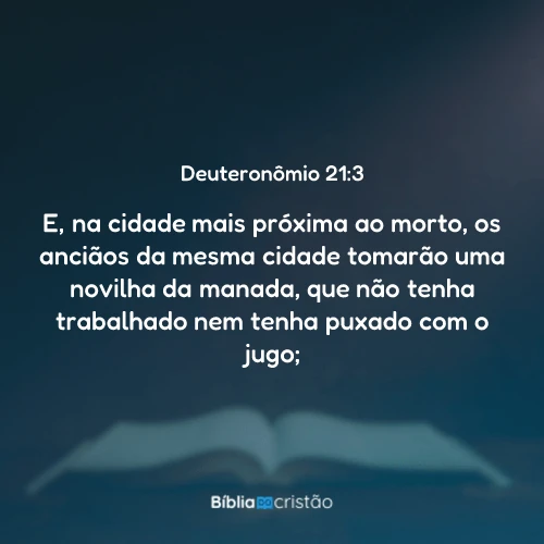 Deuteronômio 21:3