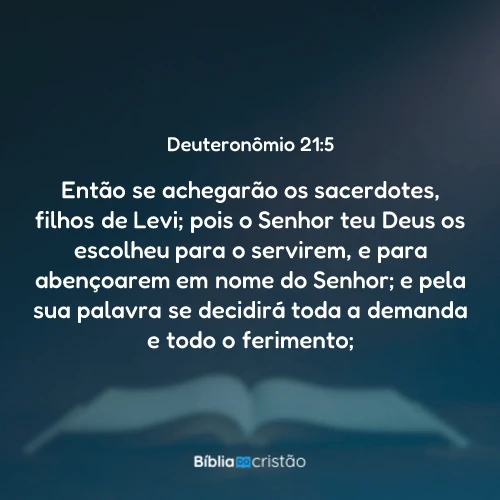 Deuteronômio 21:5