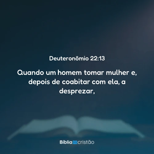 Deuteronômio 22:13