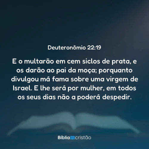 Deuteronômio 22:19