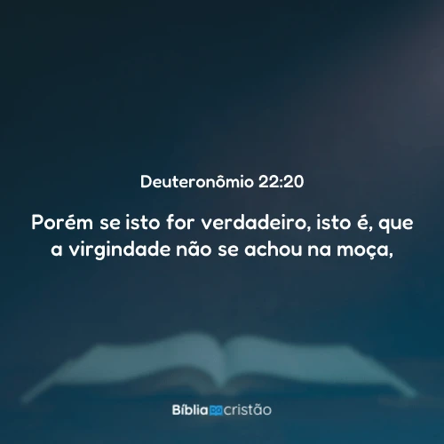 Deuteronômio 22:20