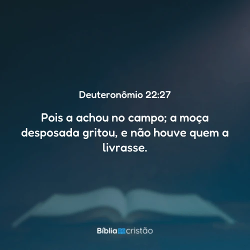 Deuteronômio 22:27