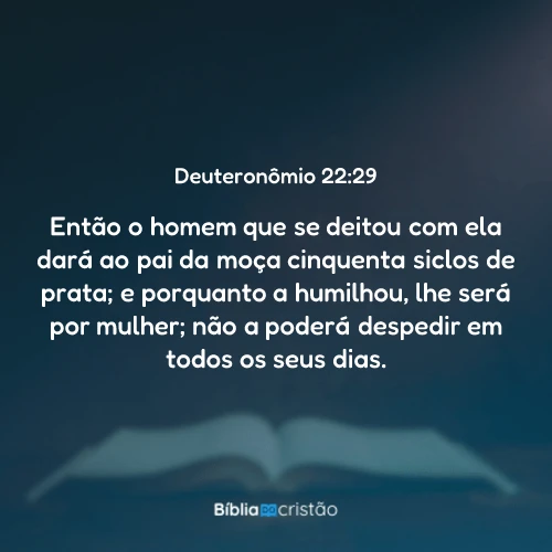 Deuteronômio 22:29