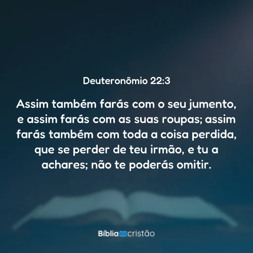 Deuteronômio 22:3
