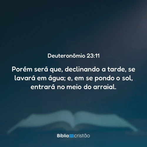 Deuteronômio 23:11