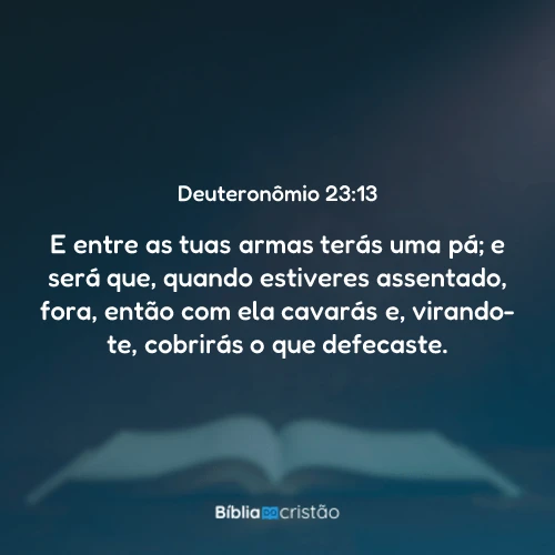 Deuteronômio 23:13