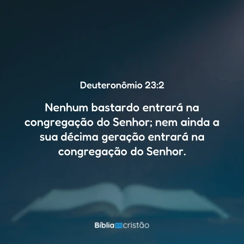 Deuteronômio 23:2