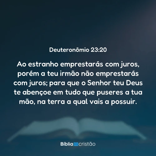Deuteronômio 23:20