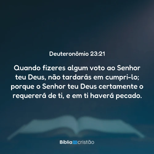 Deuteronômio 23:21