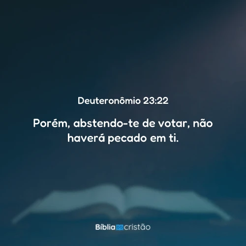 Deuteronômio 23:22