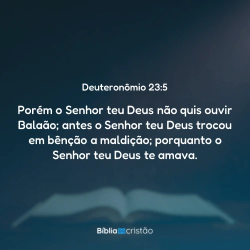 Deuteronômio 23:5