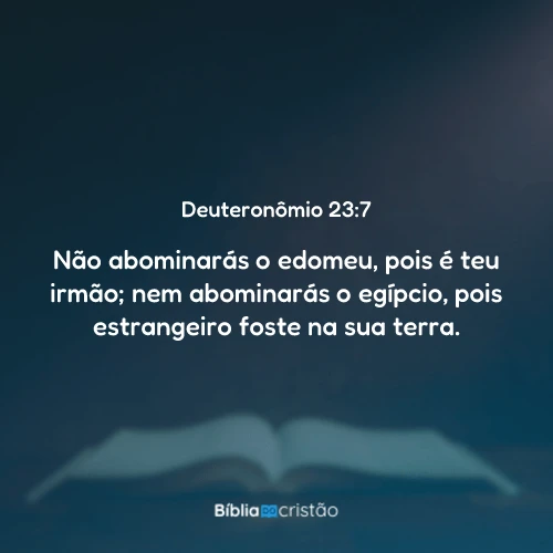 Deuteronômio 23:7
