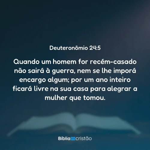 Deuteronômio 24:5
