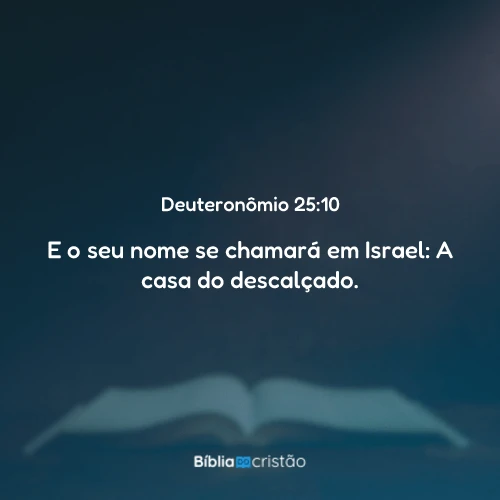 Deuteronômio 25:10