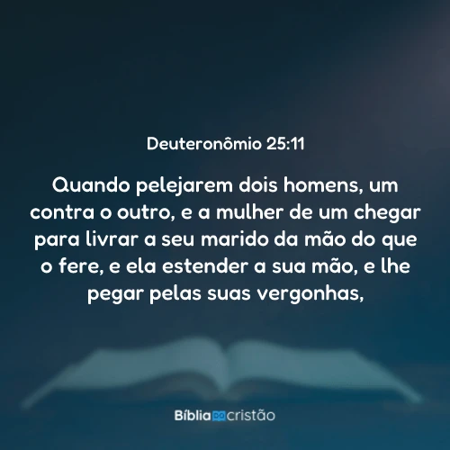 Deuteronômio 25:11