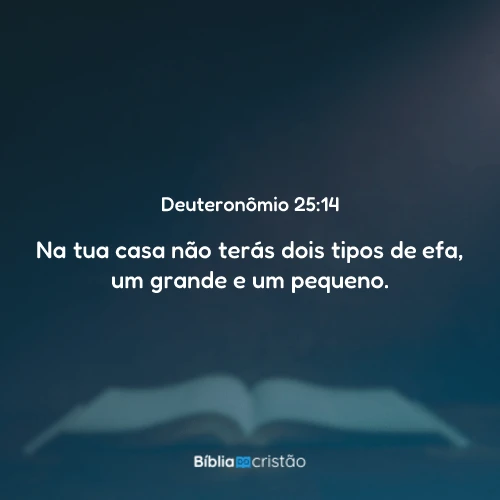 Deuteronômio 25:14
