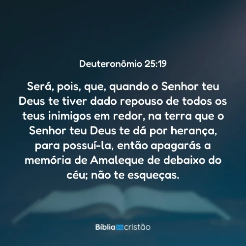 Deuteronômio 25:19